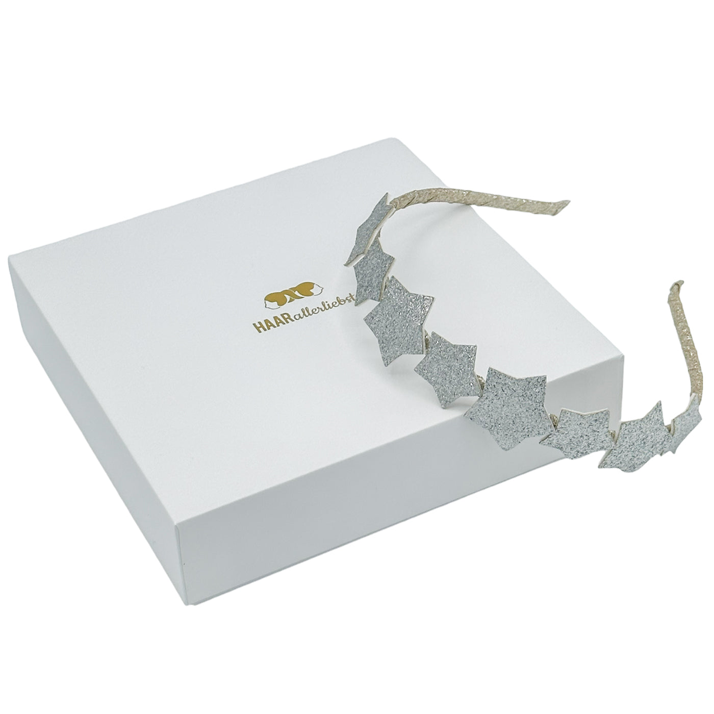 Haarreif (Sterne | gold silber) - HAARallerliebst