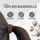 Haarallerliebst Haargummi Damen 20er Set – Haargummis ohne Metall aus Bio-Baumwolle & Naturkautschuk - HAARallerliebst