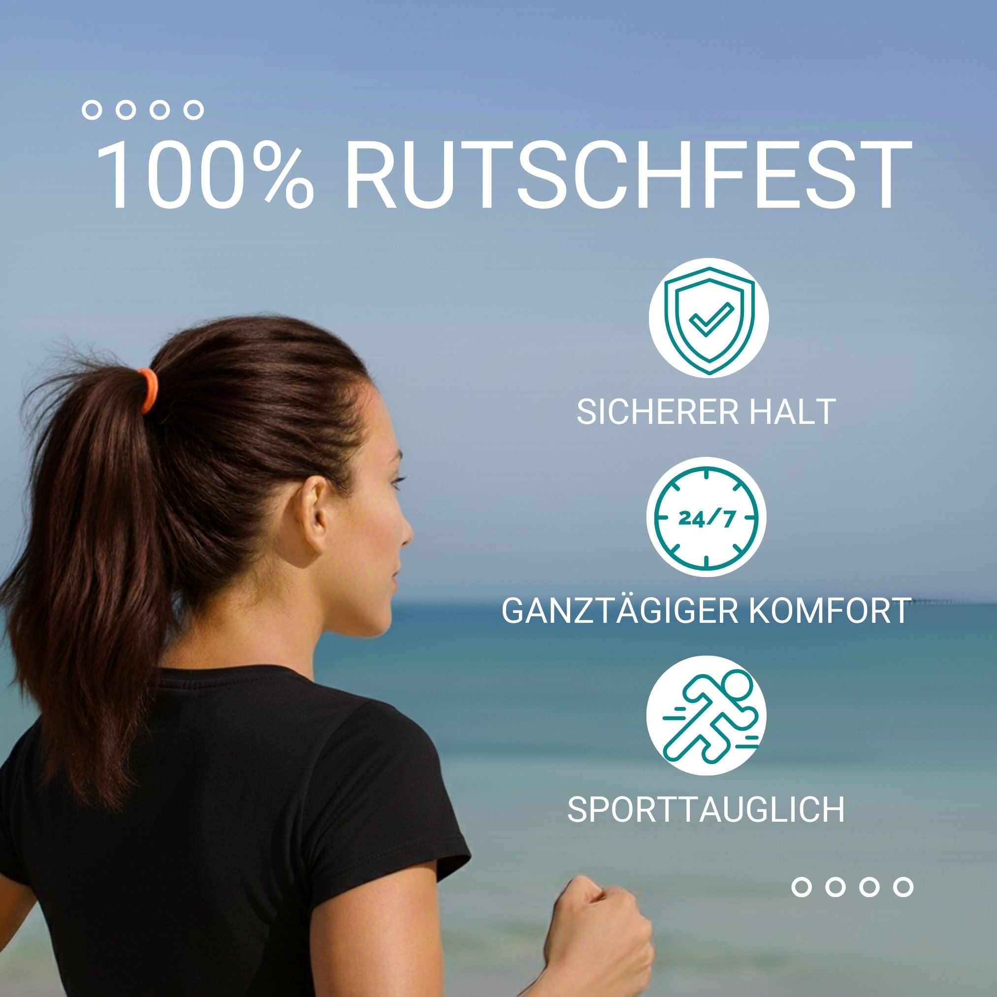 Silikon Haargummis (Lachs| 9 Stück) extra starker Halt ) - HAARallerliebst