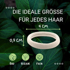 Haarallerliebst Haargummi Damen 8er Set – Haargummis soft ohne Metall aus Bio-Baumwolle - HAARallerliebst