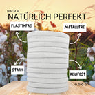 Haarallerliebst Haargummi Damen 12er Set – Haargummis flach ohne Metall aus Bio-Baumwolle & Naturkautschuk - HAARallerliebst