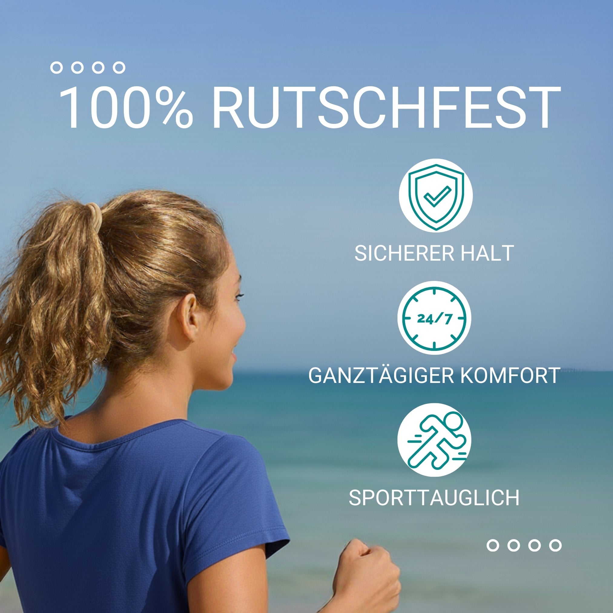 Silikon Haargummis (beige | 9 Stück) extra starker Halt - HAARallerliebst