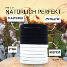 Haarallerliebst Haargummi Damen 12er Set – Haargummis flach ohne Metall aus Bio-Baumwolle & Naturkautschuk - HAARallerliebst