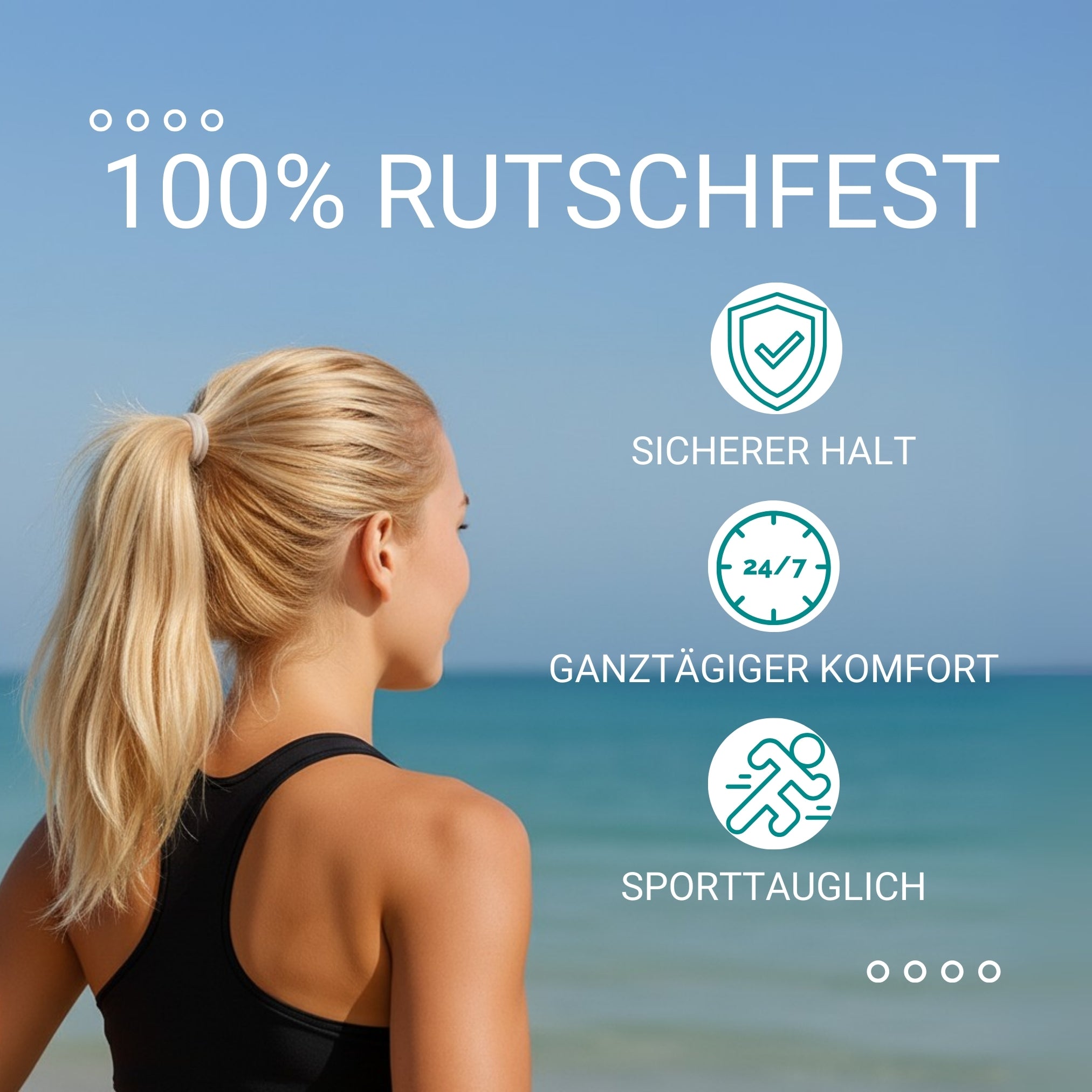 Haargummi Silikon (transparent | 9 Stück) extra starker Halt - HAARallerliebst