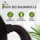 Haarallerliebst Haargummi Damen 8er Set – Haargummis soft ohne Metall aus Bio-Baumwolle - HAARallerliebst