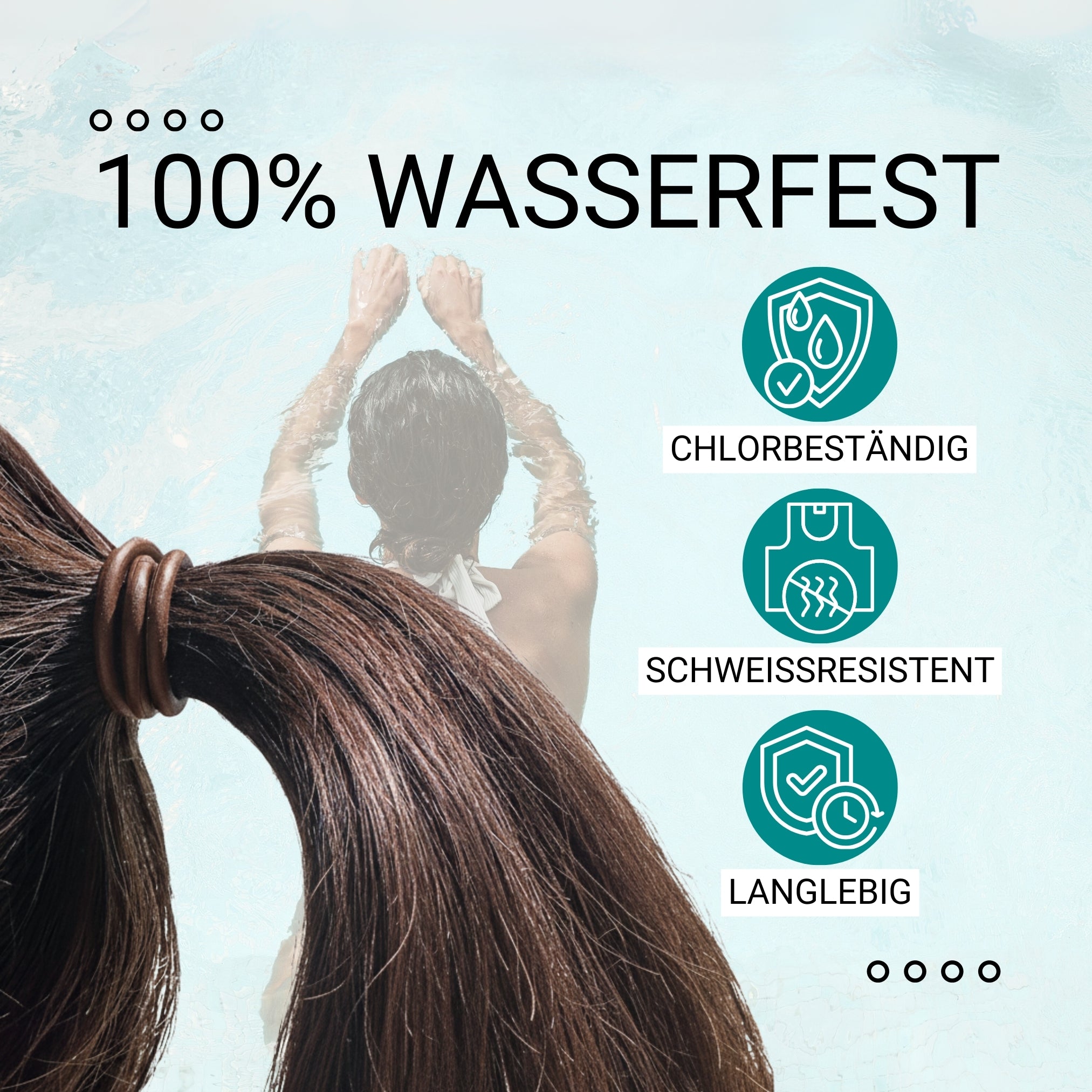 Silikon Haargummis (braun | 9 Stück) extra starker Halt - HAARallerliebst