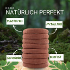 Haarallerliebst Haargummi Damen 8er Set – Haargummis soft ohne Metall aus Bio-Baumwolle - HAARallerliebst