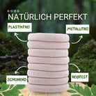 Haarallerliebst Haargummi Damen 8er Set – Haargummis soft ohne Metall aus Bio-Baumwolle - HAARallerliebst