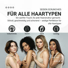 Seiden Scrunchies schwarz (dünn | 4 Stück) - HAARallerliebst