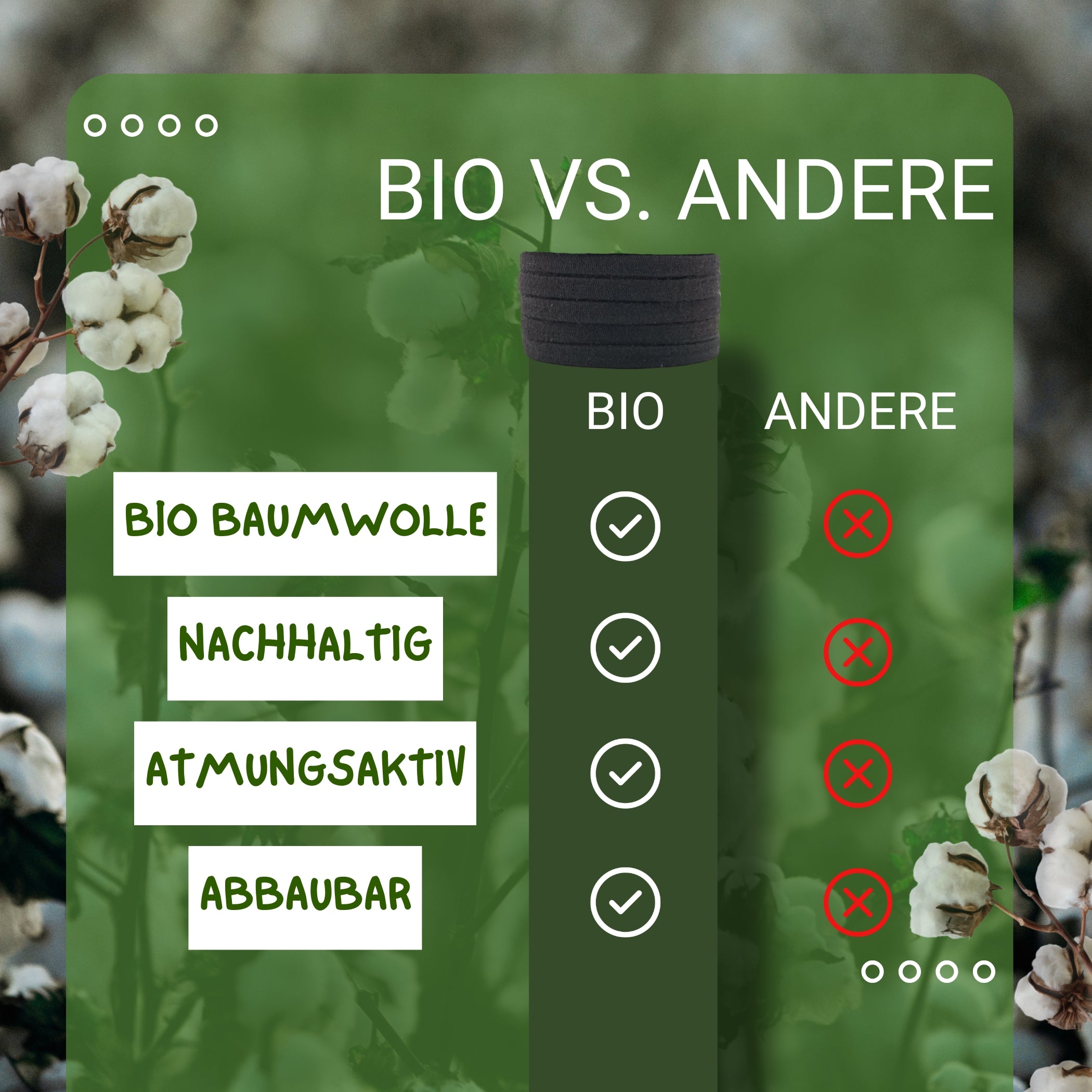 Haarallerliebst Haargummi Damen 12er Set – Haargummis flach ohne Metall aus Bio-Baumwolle & Naturkautschuk - HAARallerliebst