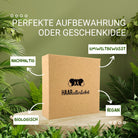 Haarallerliebst Haargummi Damen 12er Set – Haargummis soft ohne Metall aus Bio-Baumwolle & Naturkautschuk – Zopfgummi dunkelbraun für starken Halt – Schonend zu Haar & Umwelt - HAARallerliebst