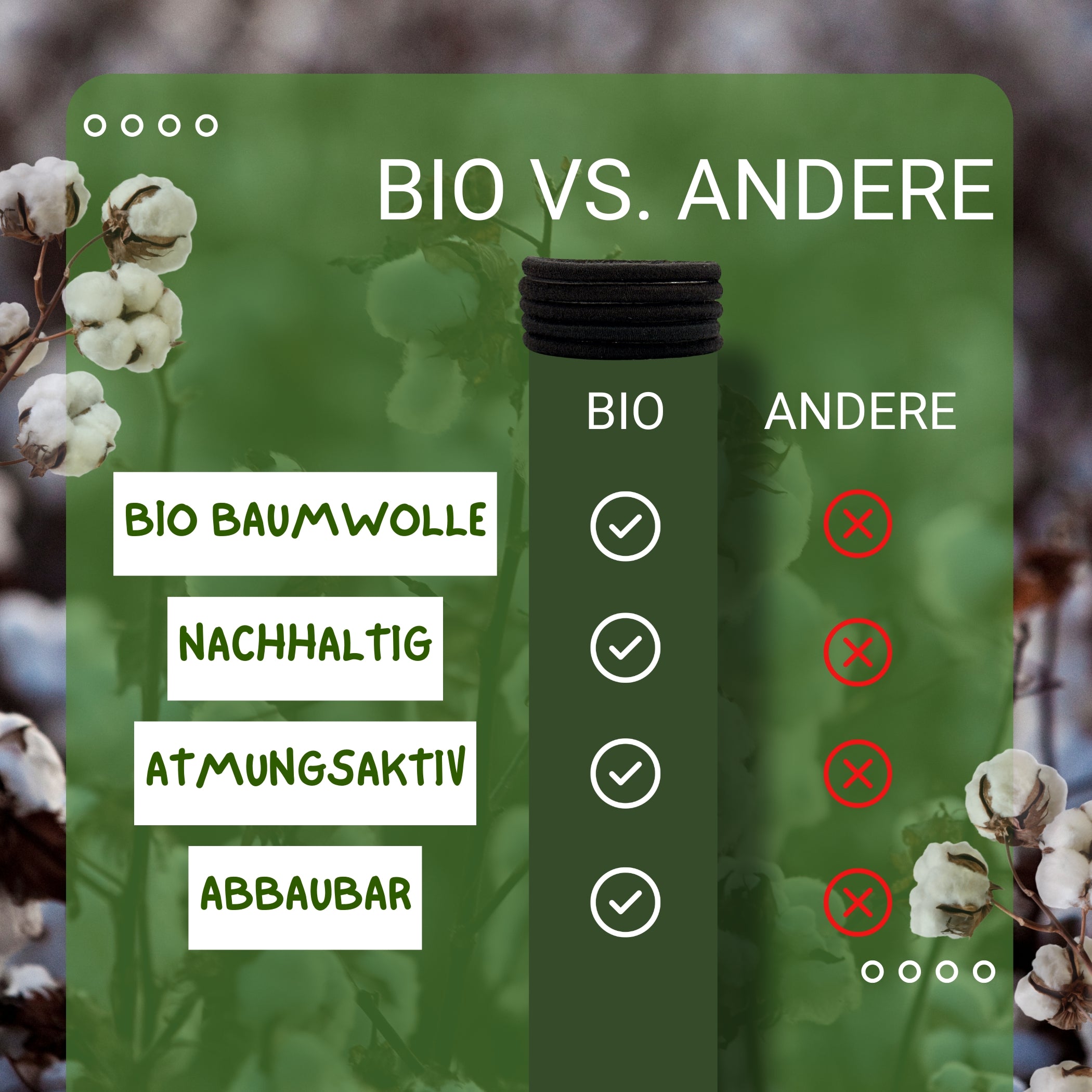 Haarallerliebst Haargummi Damen 20er Set – Haargummis ohne Metall aus Bio-Baumwolle & Naturkautschuk - HAARallerliebst