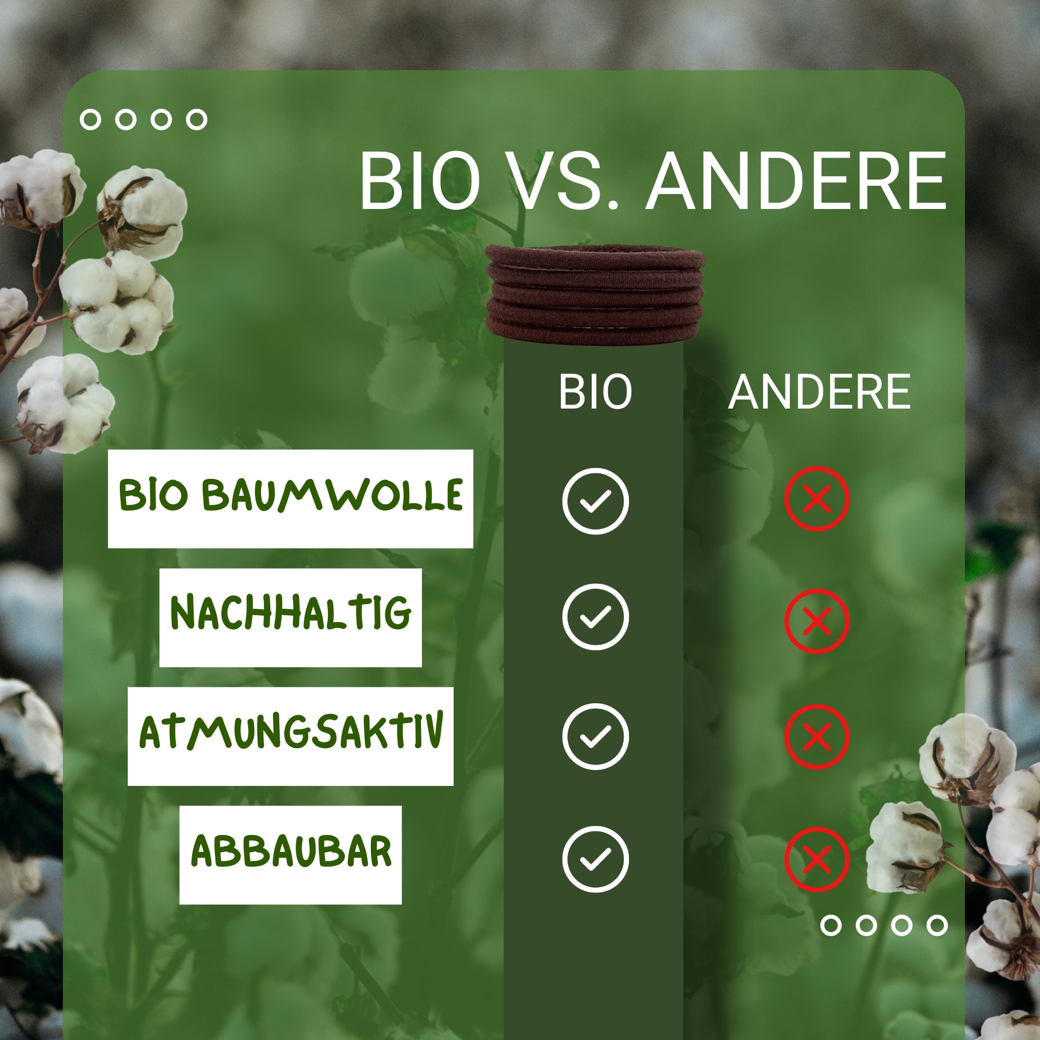 Haarallerliebst Haargummi Damen 30er Set – Haargummis soft ohne Metall aus Bio-Baumwolle & Naturkautschuk – Zopfgummi schwarz hellbraun dunkelbraun beige für starken Halt – Schonend zu Haar & Umwelt - HAARallerliebst