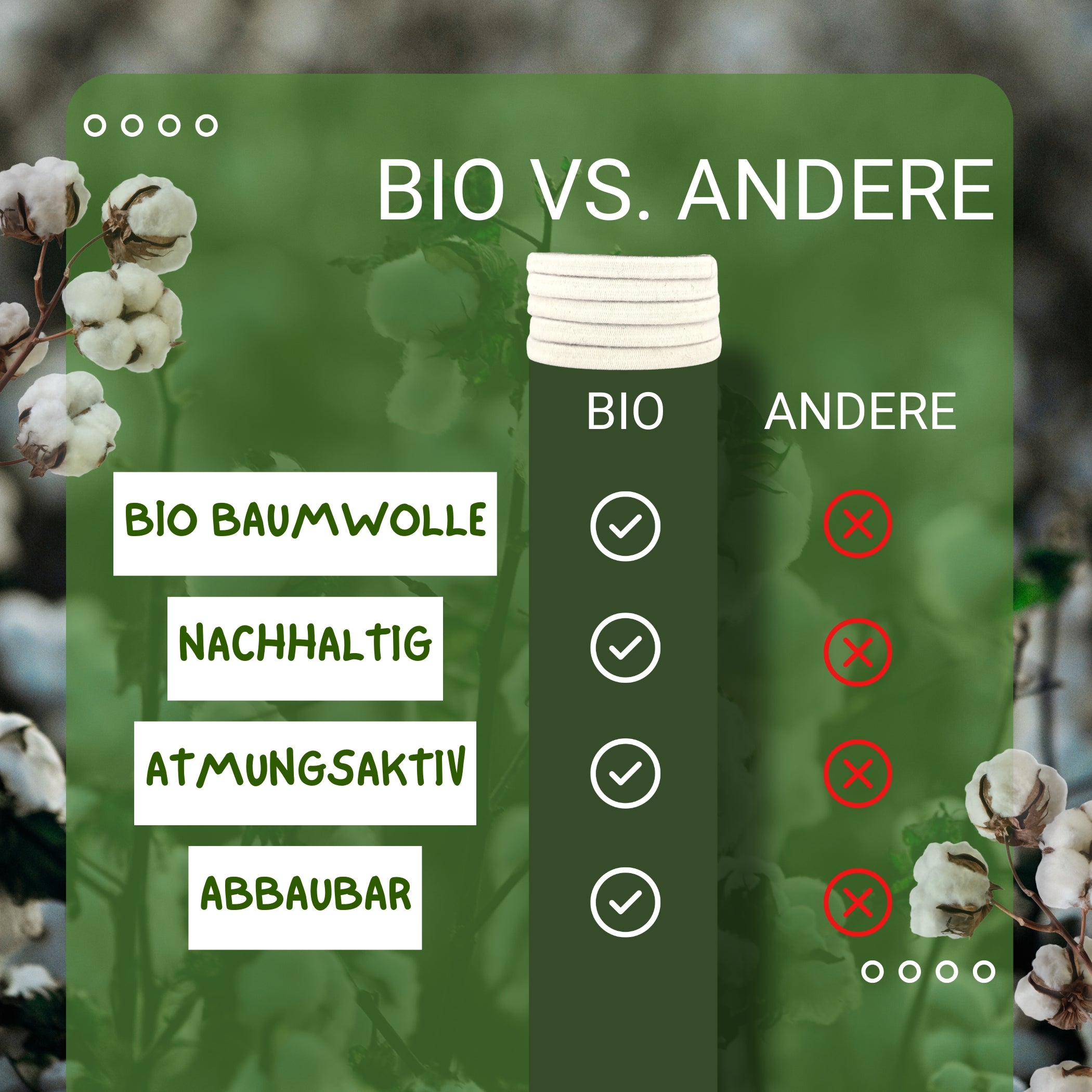 Haarallerliebst Haargummi Damen 12er Set – Haargummis flach ohne Metall aus Bio-Baumwolle & Naturkautschuk - HAARallerliebst