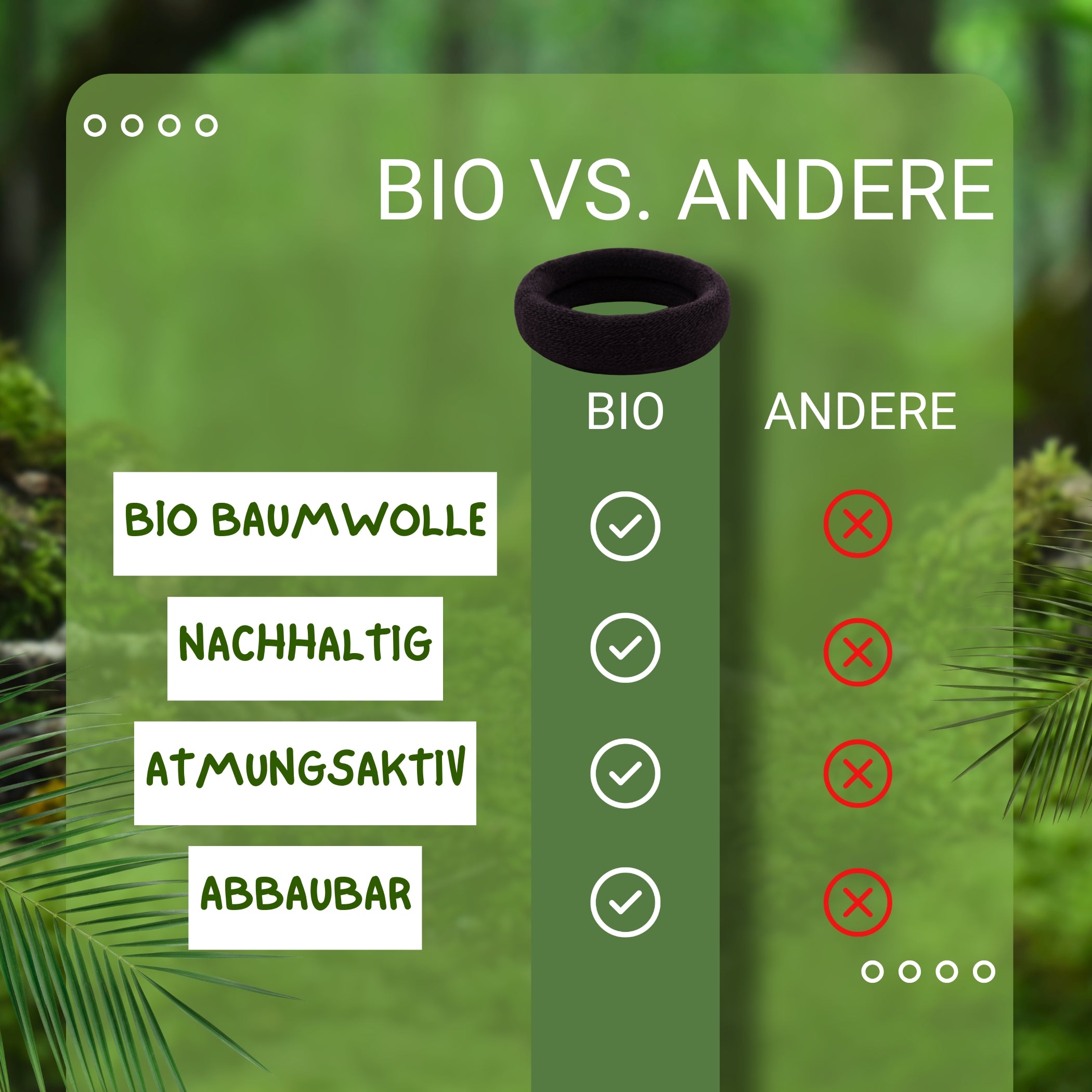 Haarallerliebst Haargummi Damen 8er Set – Haargummis soft ohne Metall aus Bio-Baumwolle - HAARallerliebst