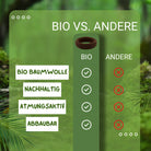 Haarallerliebst Haargummi Damen 12er Set – Haargummis soft ohne Metall aus Bio-Baumwolle & Naturkautschuk – Zopfgummi dunkelbraun für starken Halt – Schonend zu Haar & Umwelt - HAARallerliebst