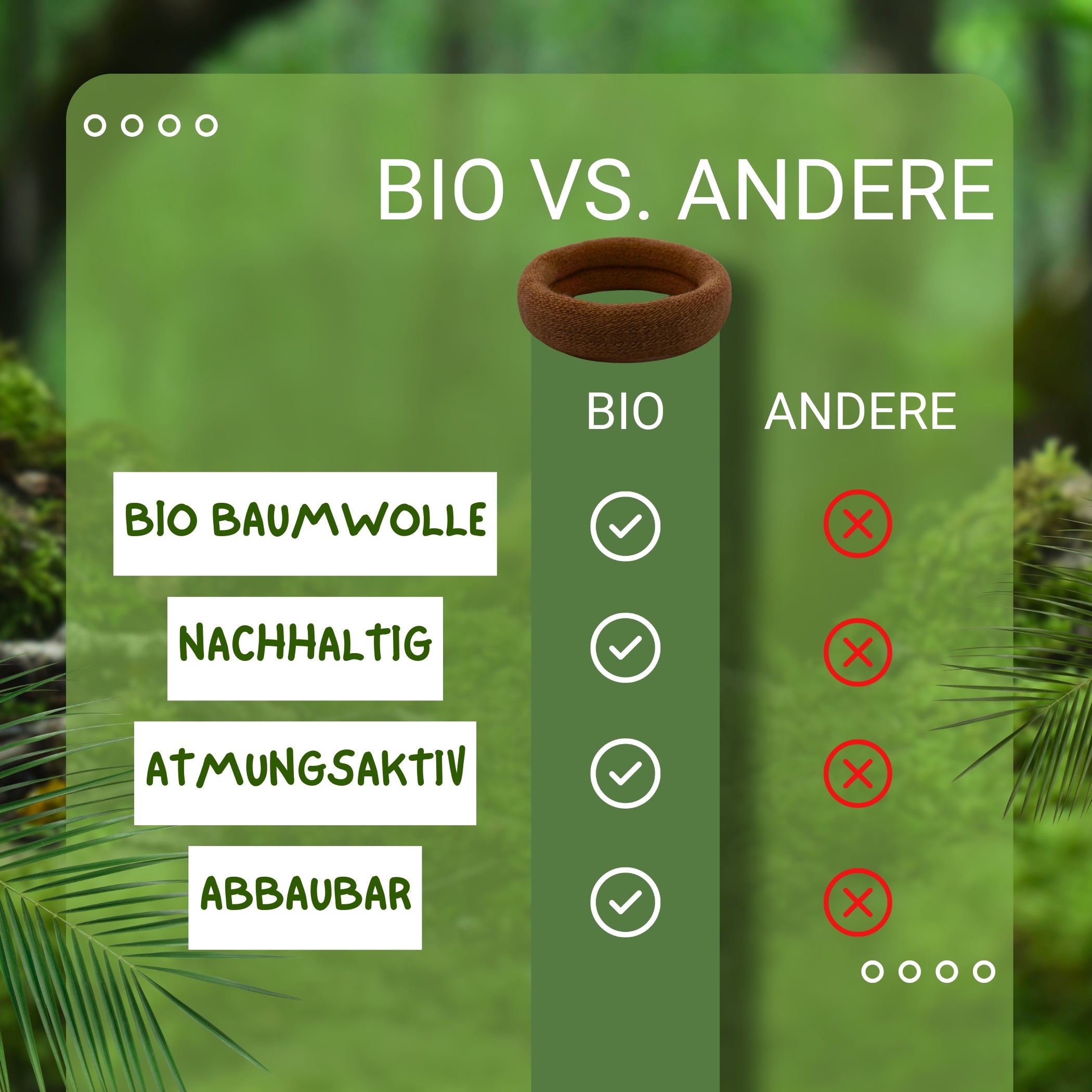 Haarallerliebst Haargummi Damen 8er Set – Haargummis soft ohne Metall aus Bio-Baumwolle - HAARallerliebst