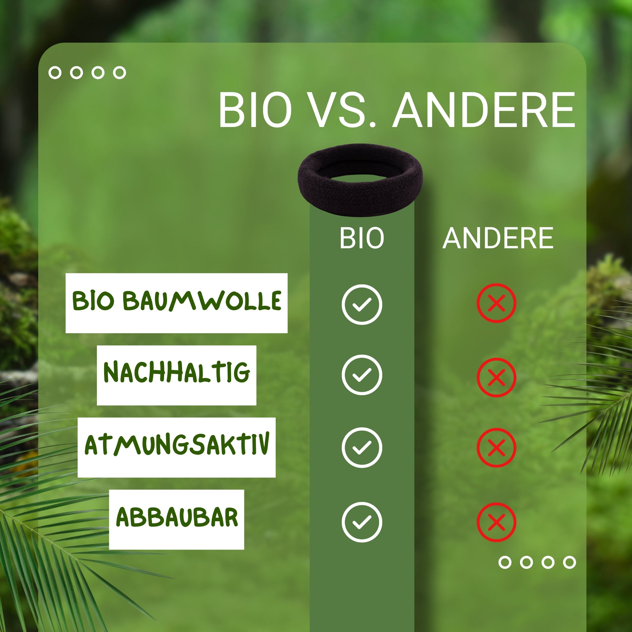 Haarallerliebst Haargummi Damen 8er Set – Haargummis soft ohne Metall aus Bio-Baumwolle - HAARallerliebst