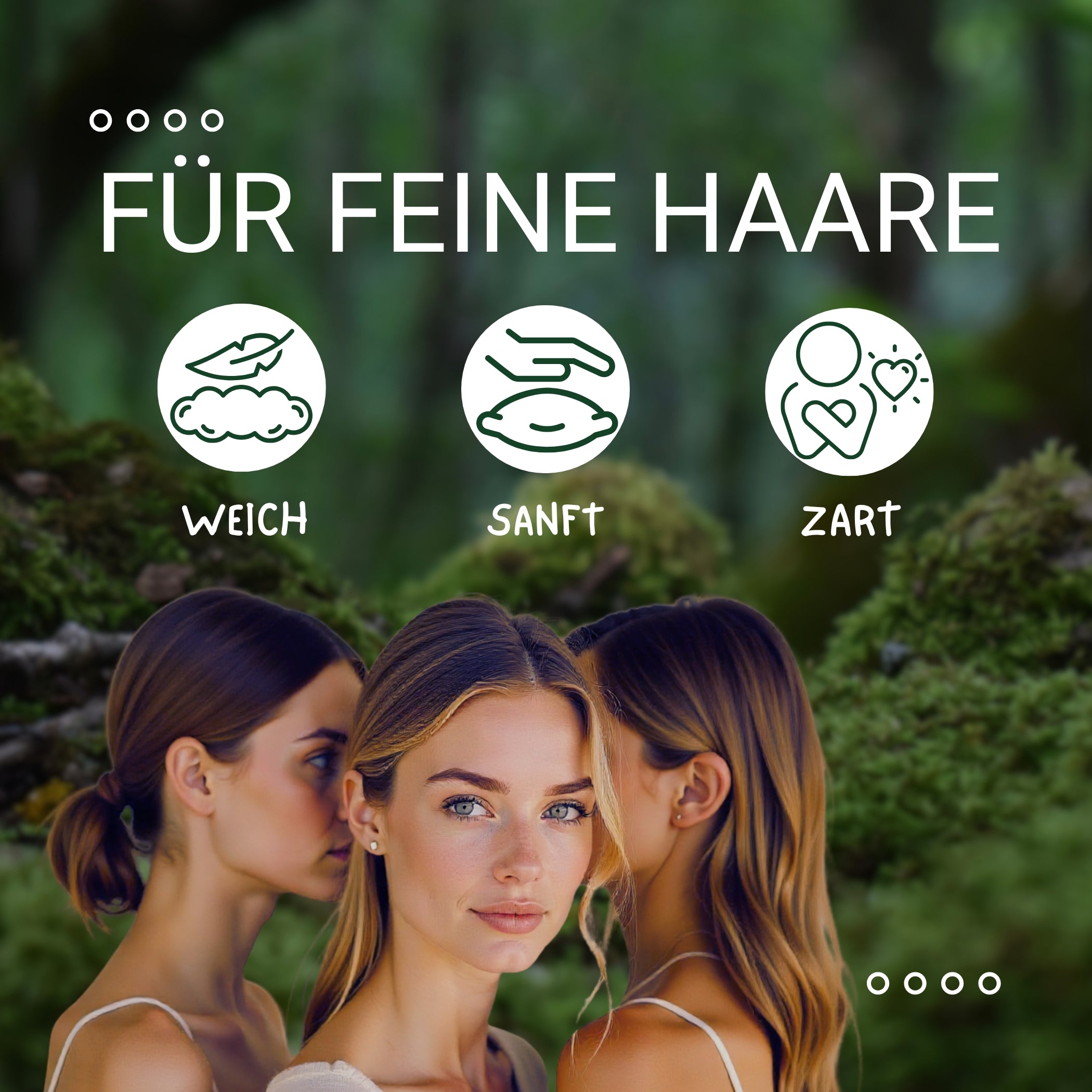 Haarallerliebst Haargummi Damen 12er Set – Haargummis soft ohne Metall aus Bio-Baumwolle & Naturkautschuk – Zopfgummi dunkelbraun für starken Halt – Schonend zu Haar & Umwelt - HAARallerliebst