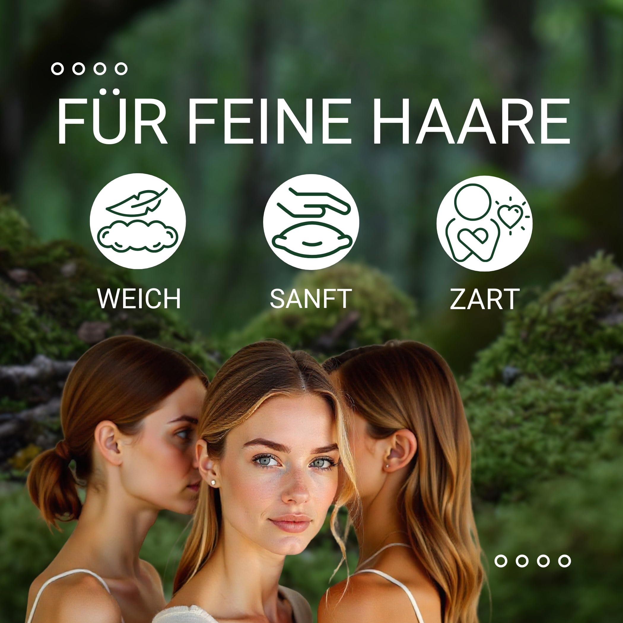 Haarallerliebst Haargummi Damen 30er Set – Haargummis dünn ohne Metall aus Bio-Baumwolle & Naturkautschuk - HAARallerliebst