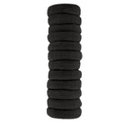 Haarallerliebst Haargummi Damen 12er Set – Haargummis soft ohne Metall aus Bio-Baumwolle & Naturkautschuk – Zopfgummi dunkelbraun für starken Halt – Schonend zu Haar & Umwelt - HAARallerliebst