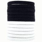 Haarallerliebst Haargummi Damen 12er Set – Haargummis flach ohne Metall aus Bio-Baumwolle & Naturkautschuk - HAARallerliebst