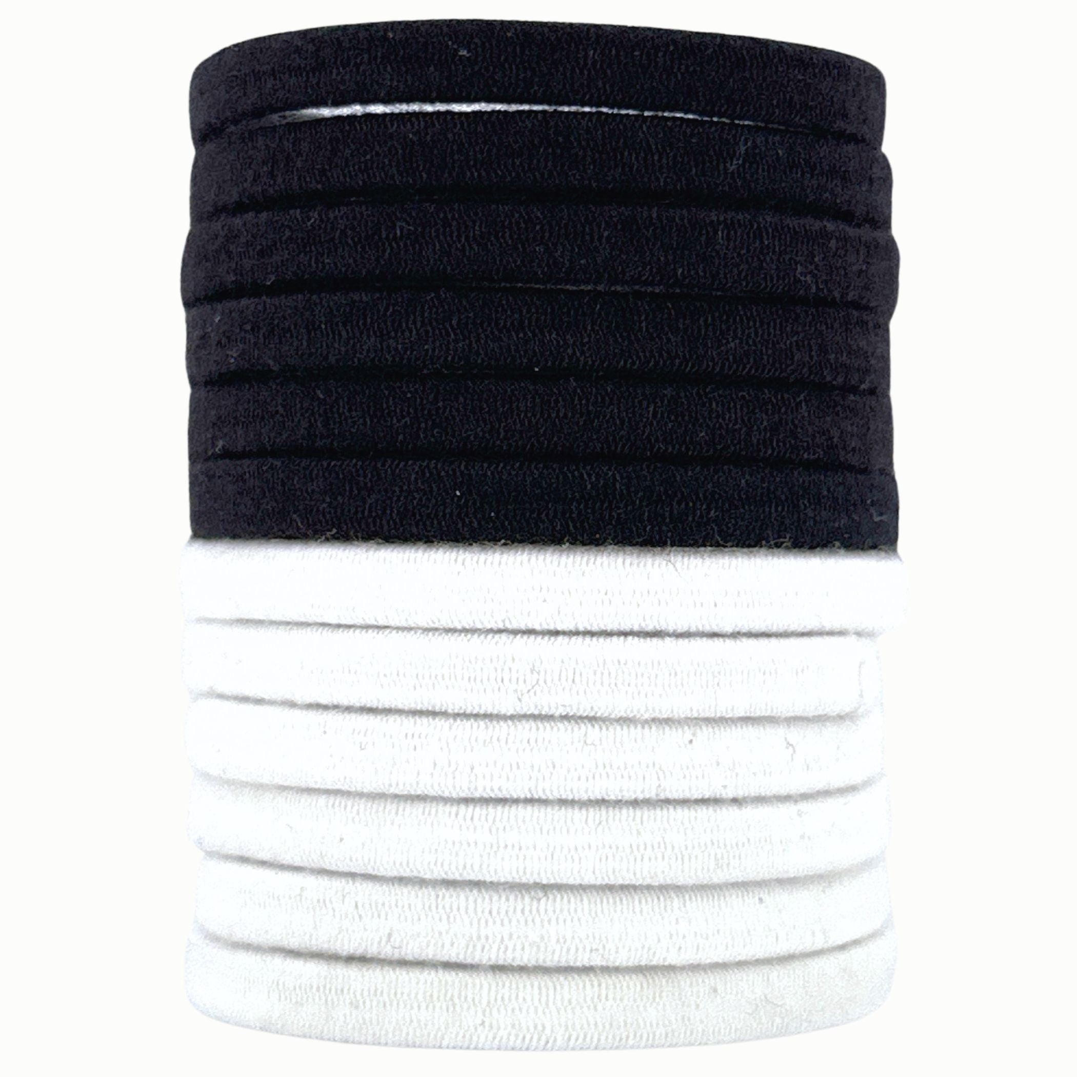 Haarallerliebst Haargummi Damen 12er Set – Haargummis flach ohne Metall aus Bio-Baumwolle & Naturkautschuk - HAARallerliebst