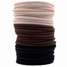 Haarallerliebst Haargummi Damen 30er Set – Haargummis soft ohne Metall aus Bio-Baumwolle & Naturkautschuk - HAARallerliebst