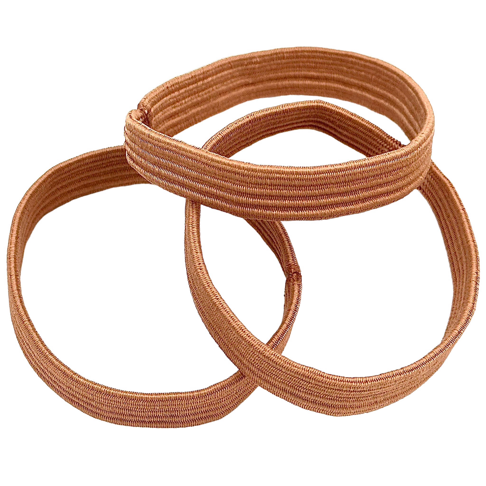 Test Haargummi Set (beige | 78 Stück | 7 Sorten) breite Haargummis - HAARallerliebst