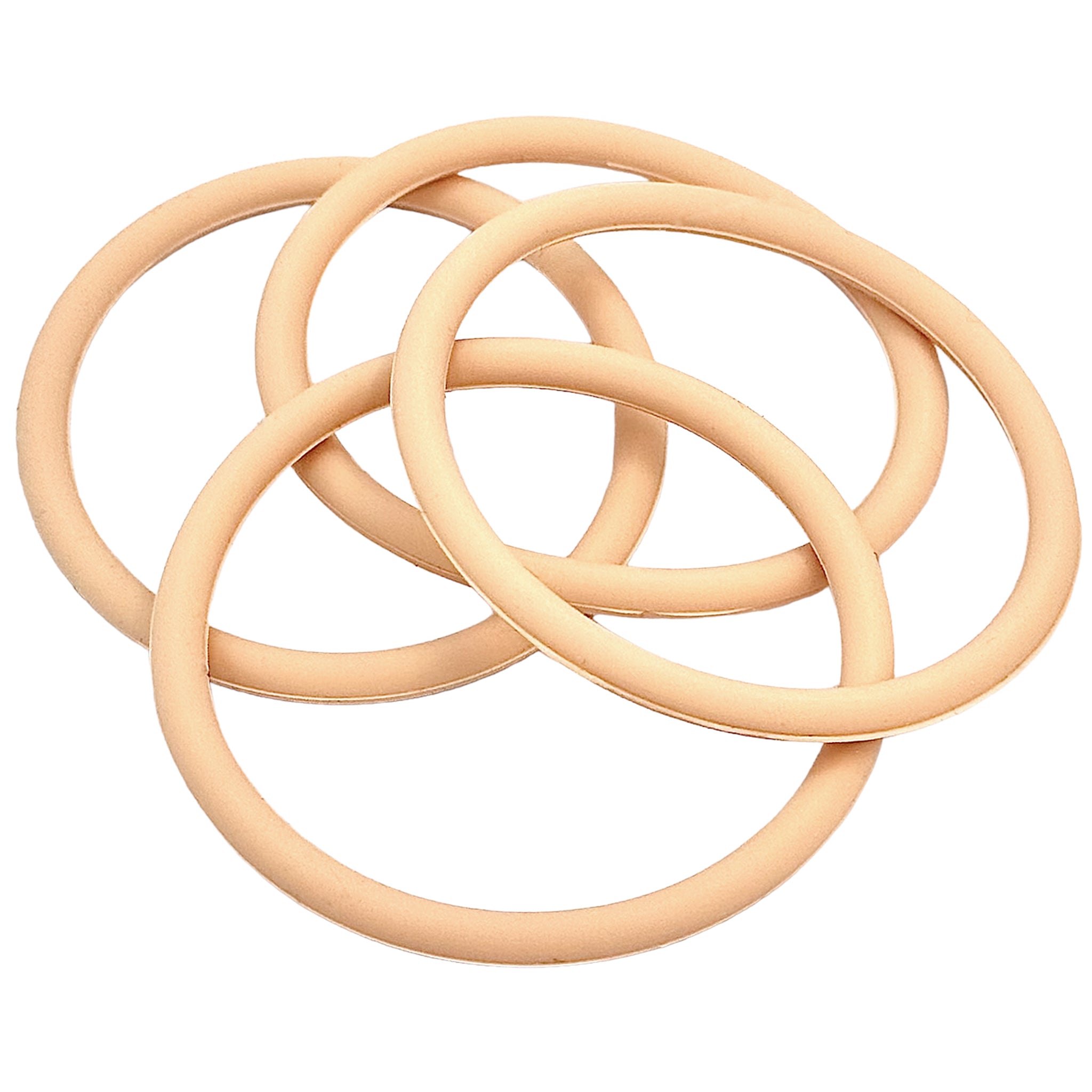 Haargummi Test Set (beige | 78 Stück | 7 Sorten) - HAARallerliebst