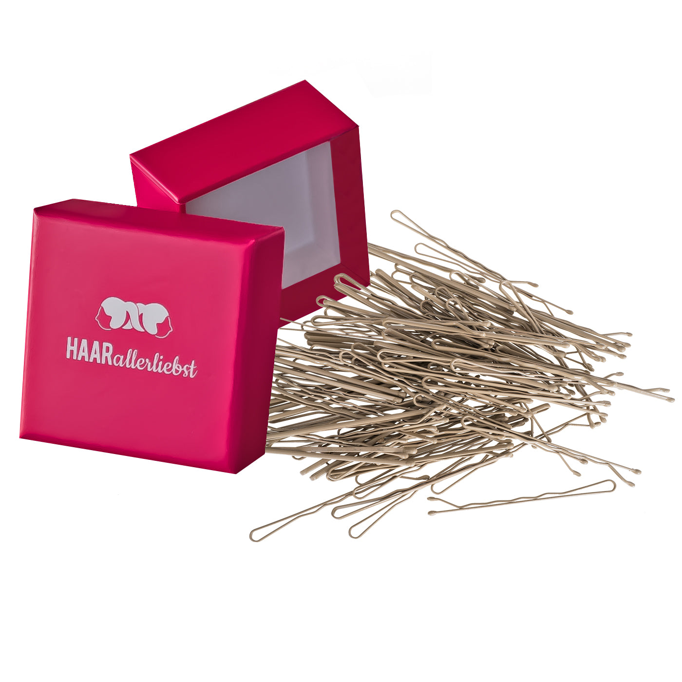 Bobby Pins für blondes Haar (beige | 5cm) - HAARallerliebst