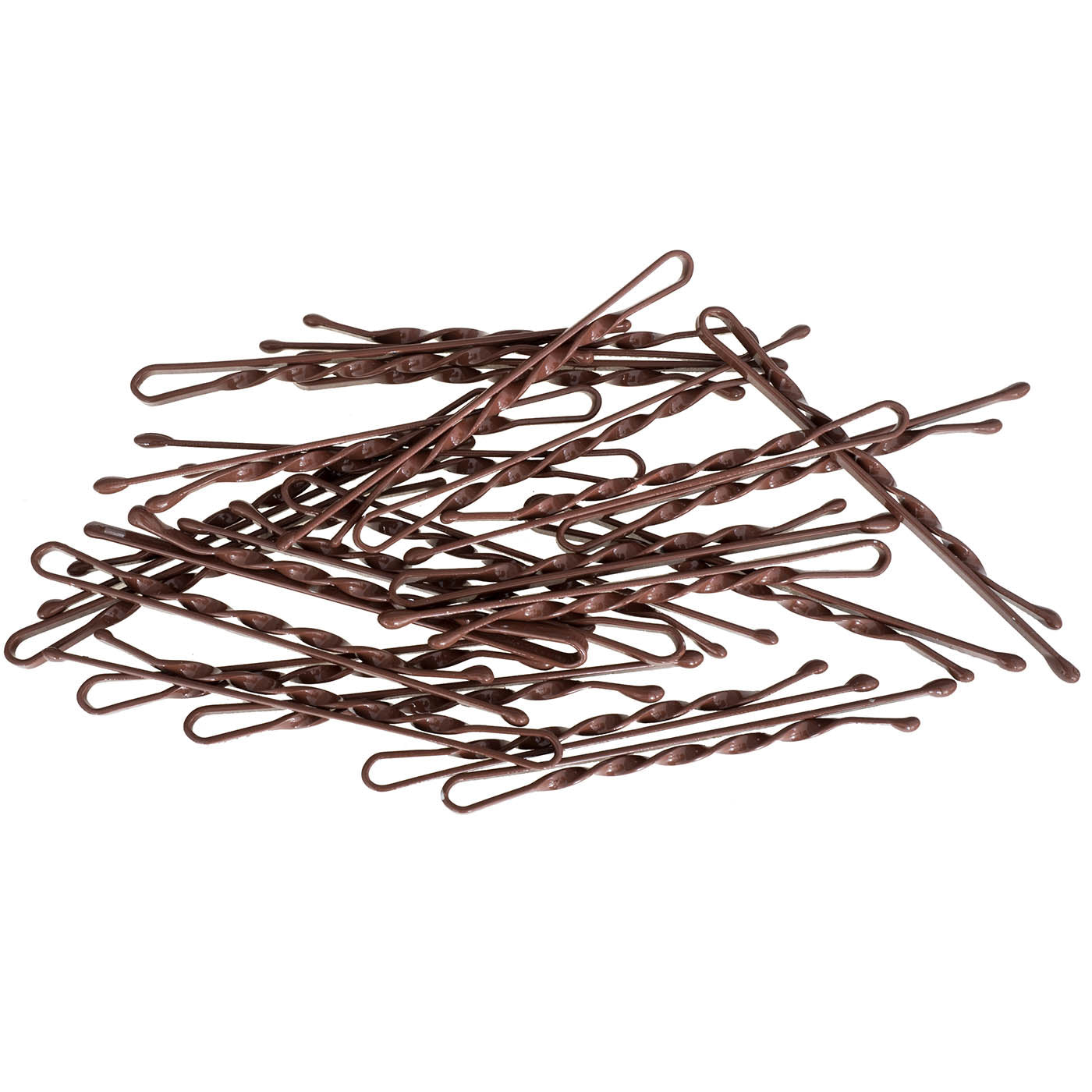 Bobby Pins gedreht (24 Stück | braun | 5cm) für ultimativen Halt - HAARallerliebst