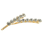 Haarspange gold mit Steinen (2 Stück | 6cm) - HAARallerliebst