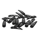 Schwarze Haarspange (klein | 20 Stück | 39mm) - HAARallerliebst
