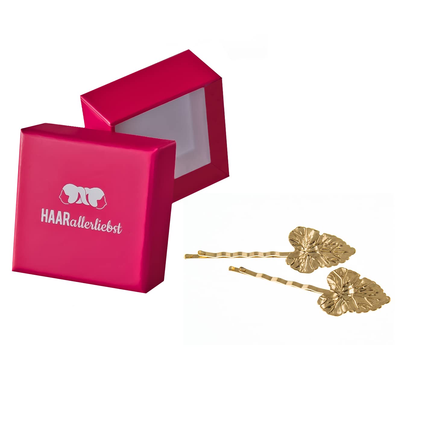 Haarspangen Goldene Blätter (2 Stück | 5cm) - HAARallerliebst
