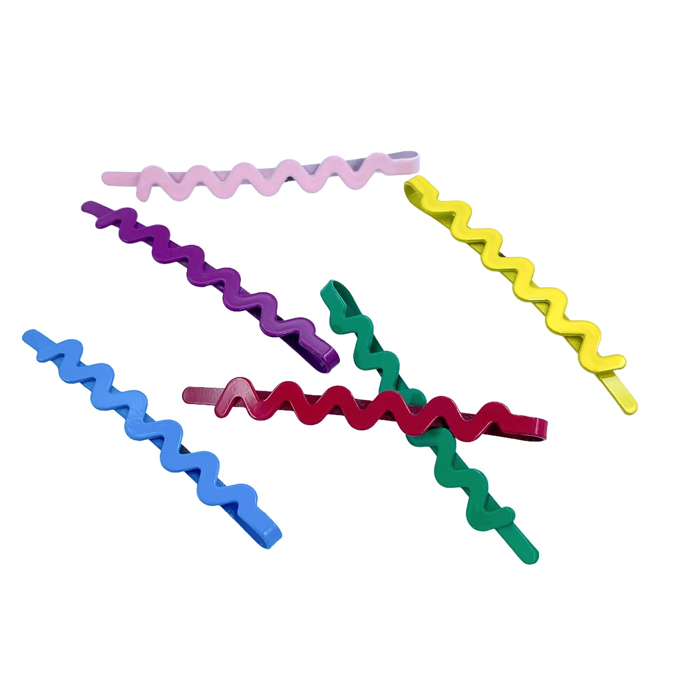 Bobby Pins gewellt (bunt | 6 Stück | 45mm) - HAARallerliebst