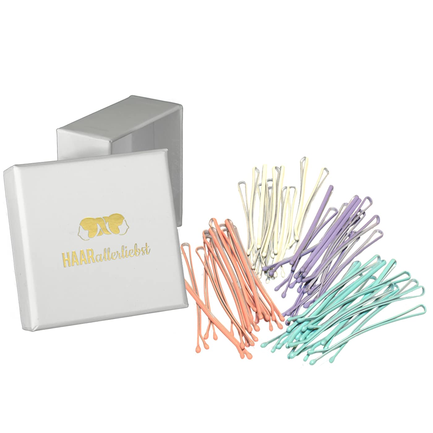 Bobby Pins (Pastell | 48 Stück | 5cm) - HAARallerliebst