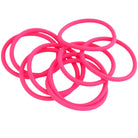 Haargummi Silikon (Pink Coralle Bordeaux | 9 Stück) extra starker Halt pink - HAARallerliebst