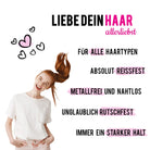 Silikon Haargummis (gelb | 9 Stück) extra starker Halt - HAARallerliebst