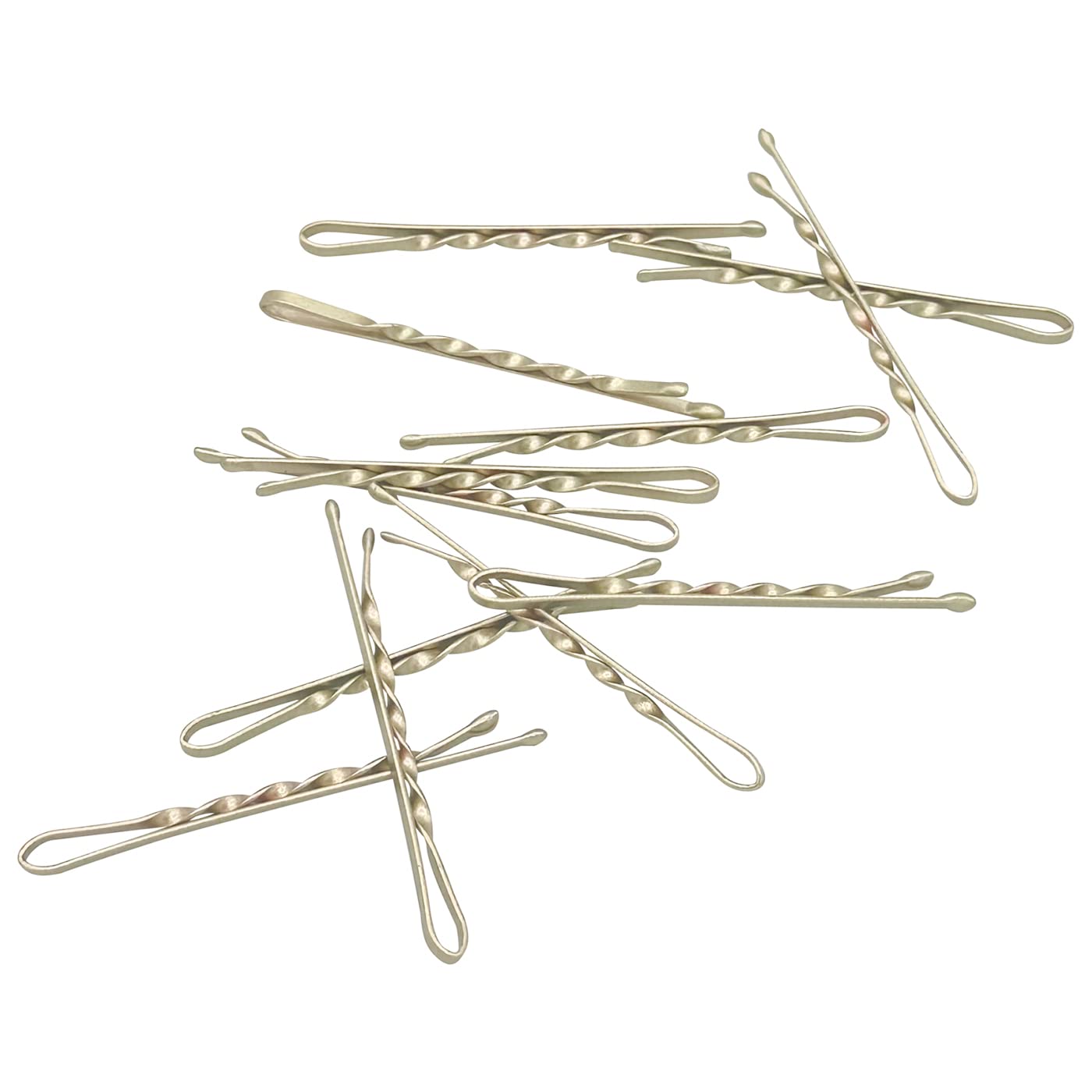 Bobby Pins gedreht (24 Stück | 5cm | (beige, gold, roségold, silber) für ultimativen Halt - HAARallerliebst