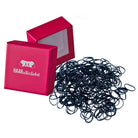 Haargummis mini klein (250 Stück | schwarz | 1cm) - HAARallerliebst