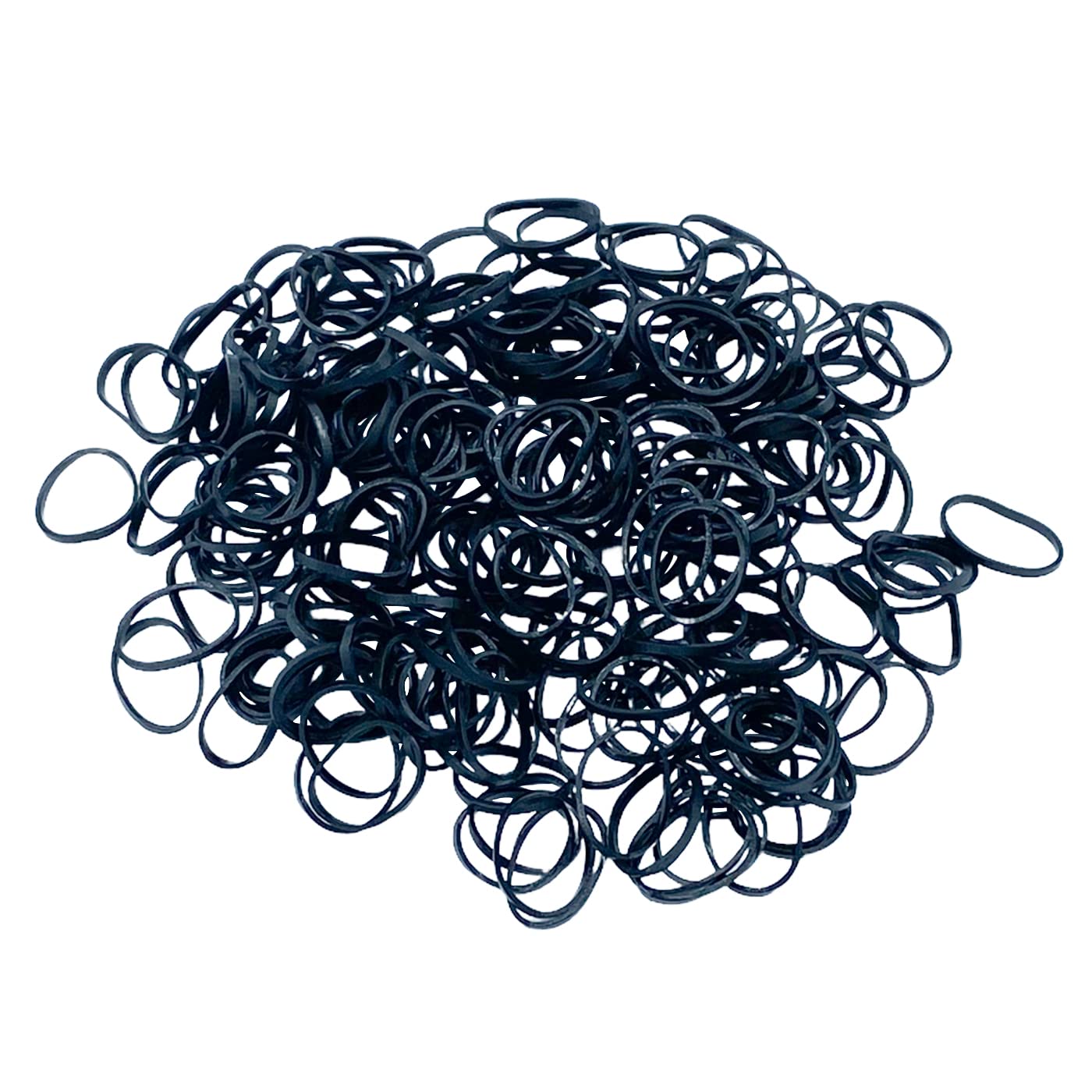 Haargummis mini klein (250 Stück | schwarz | 1cm) - HAARallerliebst